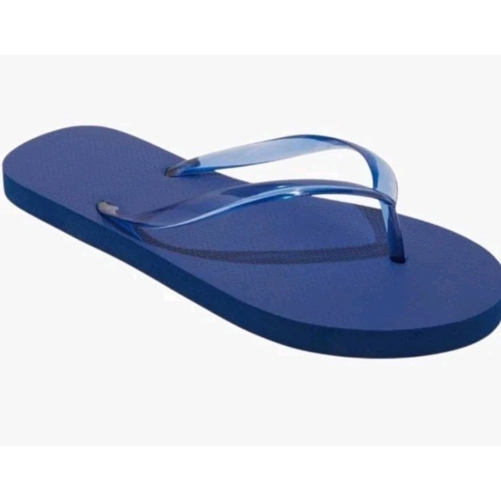 Shade & Shore Women's Sydney Flip Flop Sandals Blue Size 8 #198,199‎